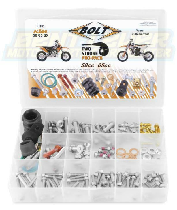 KTM Pro Pack Hardware Kits Euro Style Two Stroke 50-65cc SX Bolt Dirt Bike