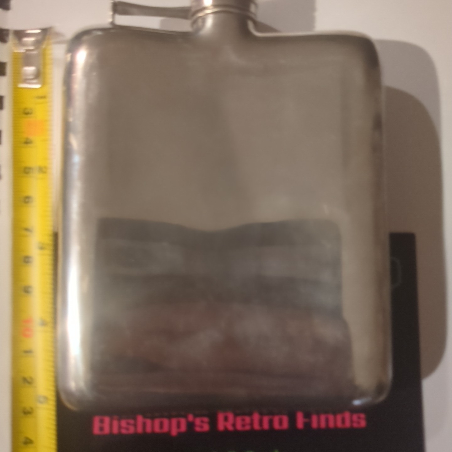 VTG Wallace STERLING SILVER 8oz Flask. Monogrammed "KSG" Unique Piece 195 grams