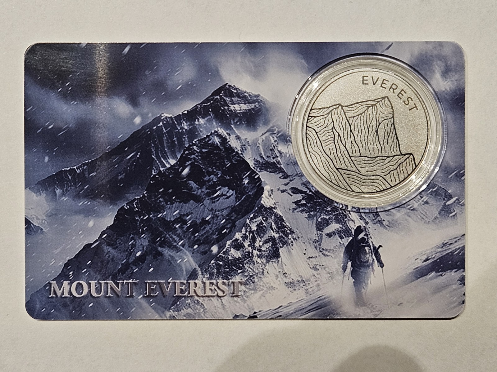 MOUNT EVEREST 1/10 Oz Silver Coin 1$ Liberia 2026