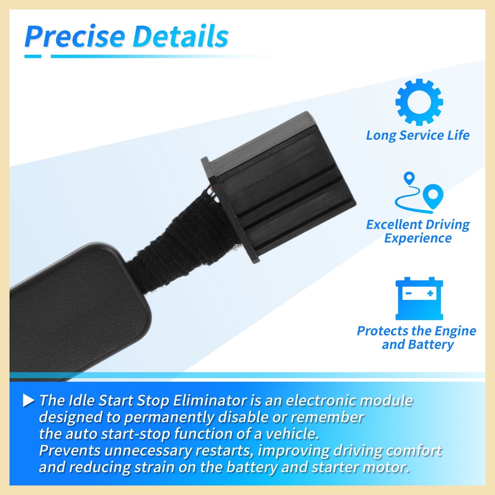 Auto Start Stop Eliminator for RAM 1500 2019-2025 Car Stop Start Eliminator