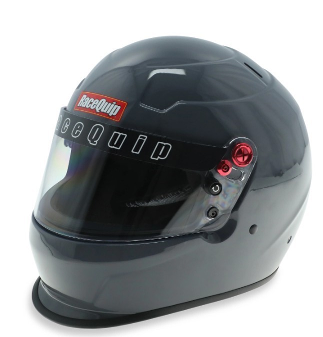 RaceQuip Pro 2025 Helmet Steel - Medium - Full Face