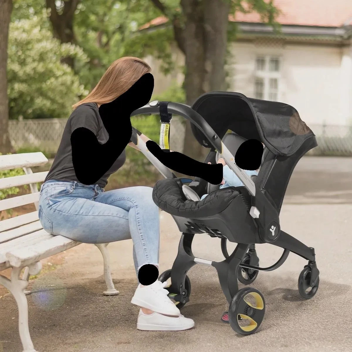 4 in 1 Lightweight Baby Stroller, Folding And Portable,