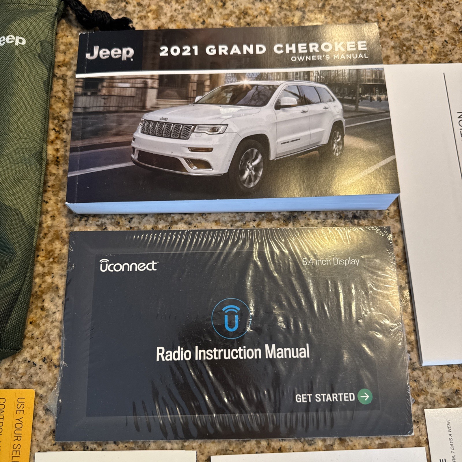 OEM Jeep Grand Cherokee Owners Manual Set & Case Will Work With Other Years