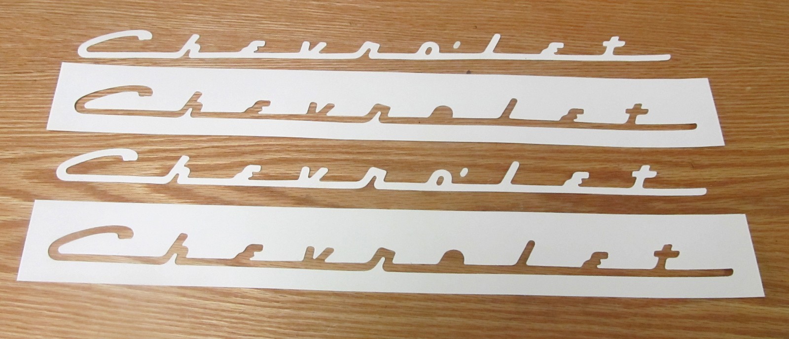 1955 56 1957 58 64 CHEVY VALVE COVER "CHEVROLET" PAINT MASK STENCIL * USA MADE *