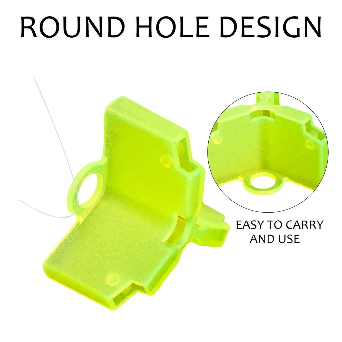 100pcs Yellow Treble Hook Covers Protector Fishing Lure Holders #1 #2 #3 #4 #5