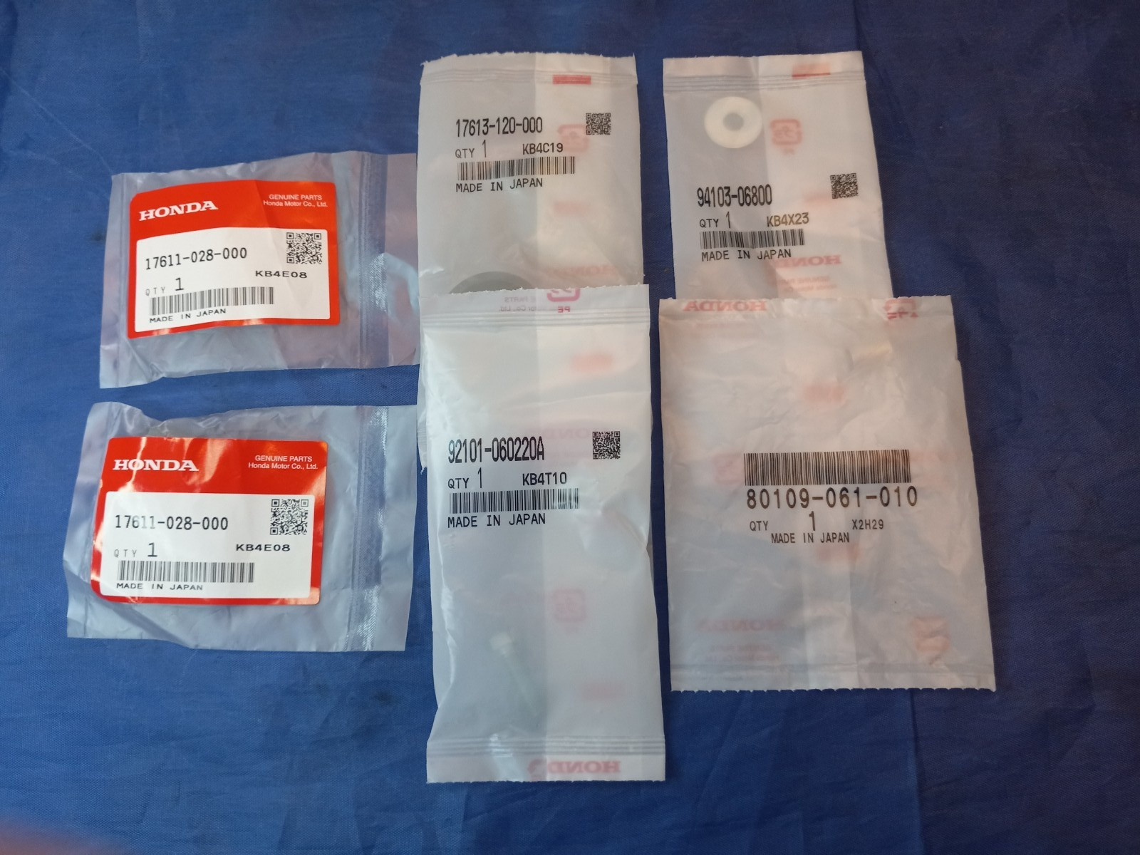 78-85 Honda ATC 70 OEM Fuel Gas tank mounting hardware kit NEW