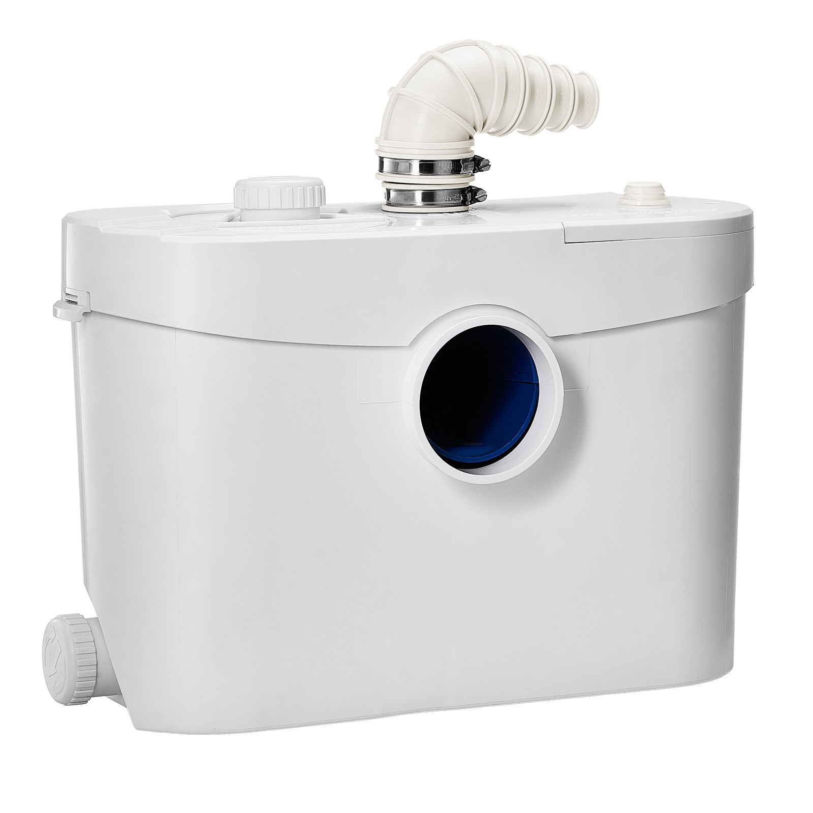 Macerator Pump 900W 48 GPM Flow 40 ft Head Lift Pump Toilet Basement Sink