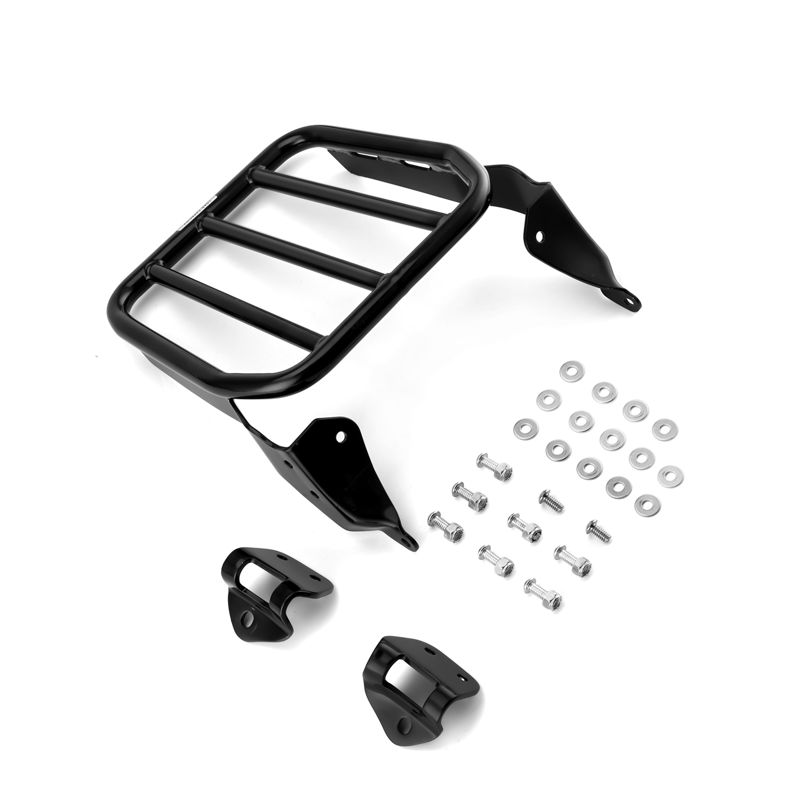 Gloss Black Sport Luggage Rack For Harley Softail FLDE FLHC FXBB FXST 2018-2025