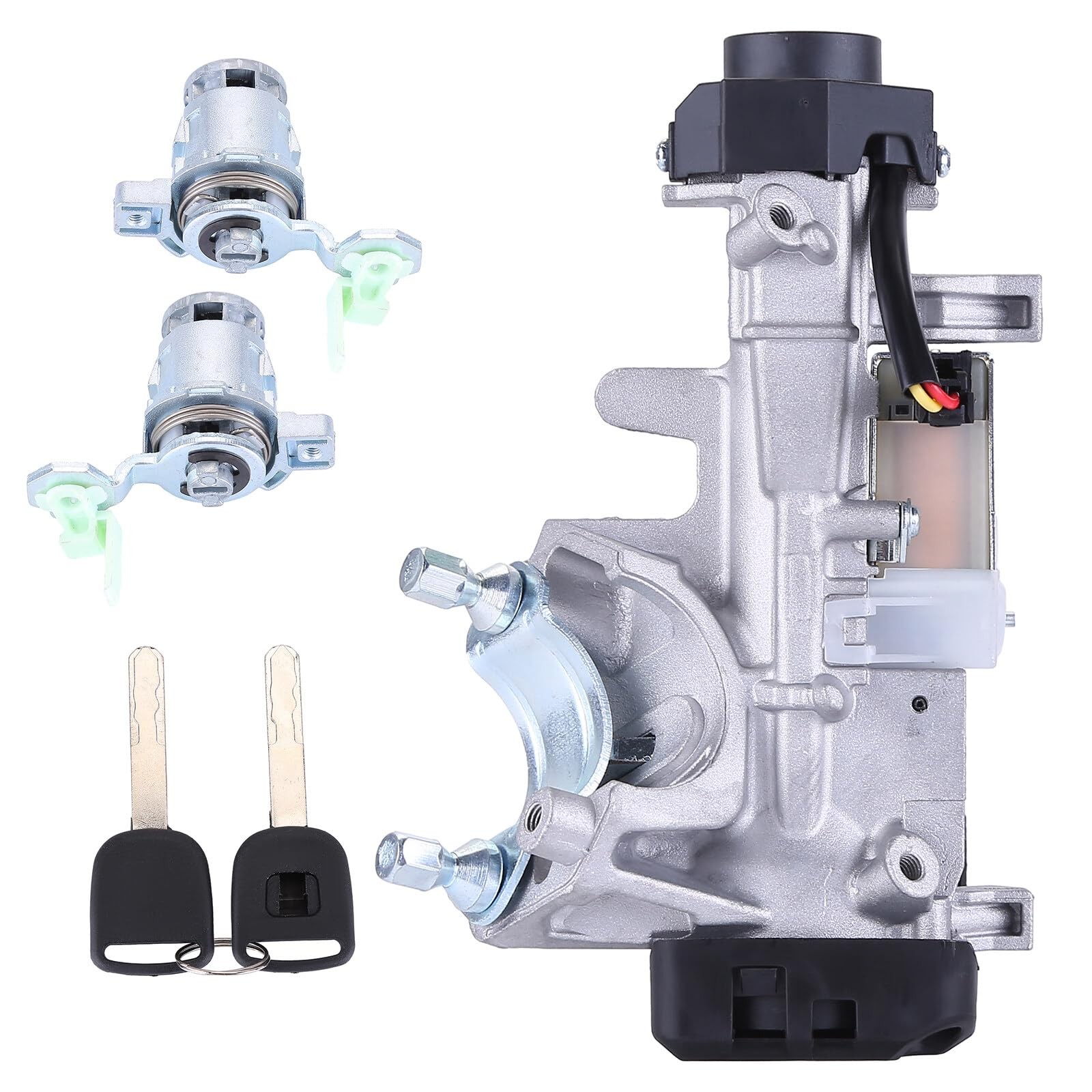 Ignition Switch and Door Lock Cylinder Set with 2 Keys for 2002-2006 CRV 2.4L