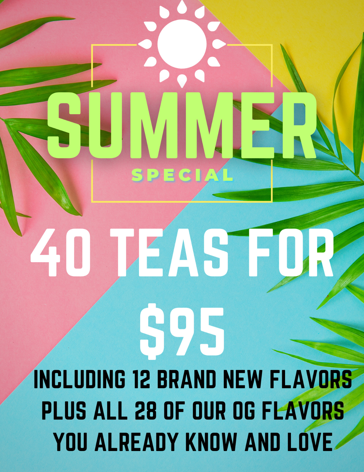 Loaded Caffeinated and Sugar Free TEA Mixes FREE SHIPPING 40 $95