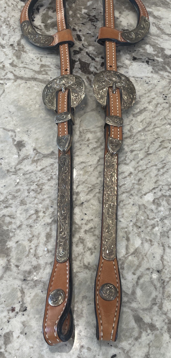 Dale Chavez Show Headstall Double Ear