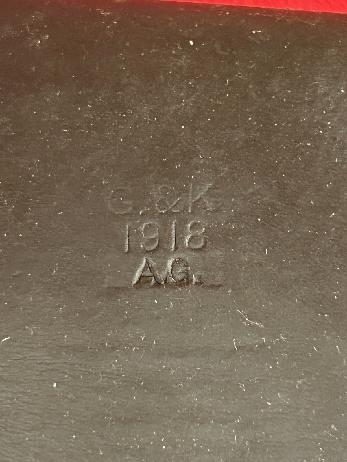 WWI US Army M1909 Military Leather Holster For M1917 .45 Revolver G&K 1918