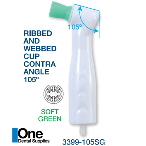 Dental Disposable Prophy Angles Soft 105° -Latex Free 500 pcs