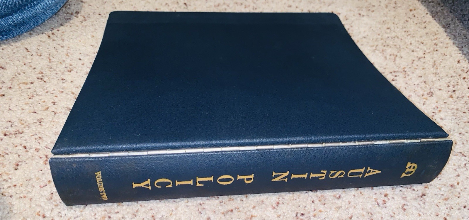 Heavy Duty Quality Metal Piano Hinge 3 Ring Binder Excellent Used Condition