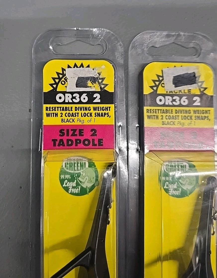 2X Off Shore Tackle Tadpole Diving Weights Size: 1.3 Ounce (OR-36-2)