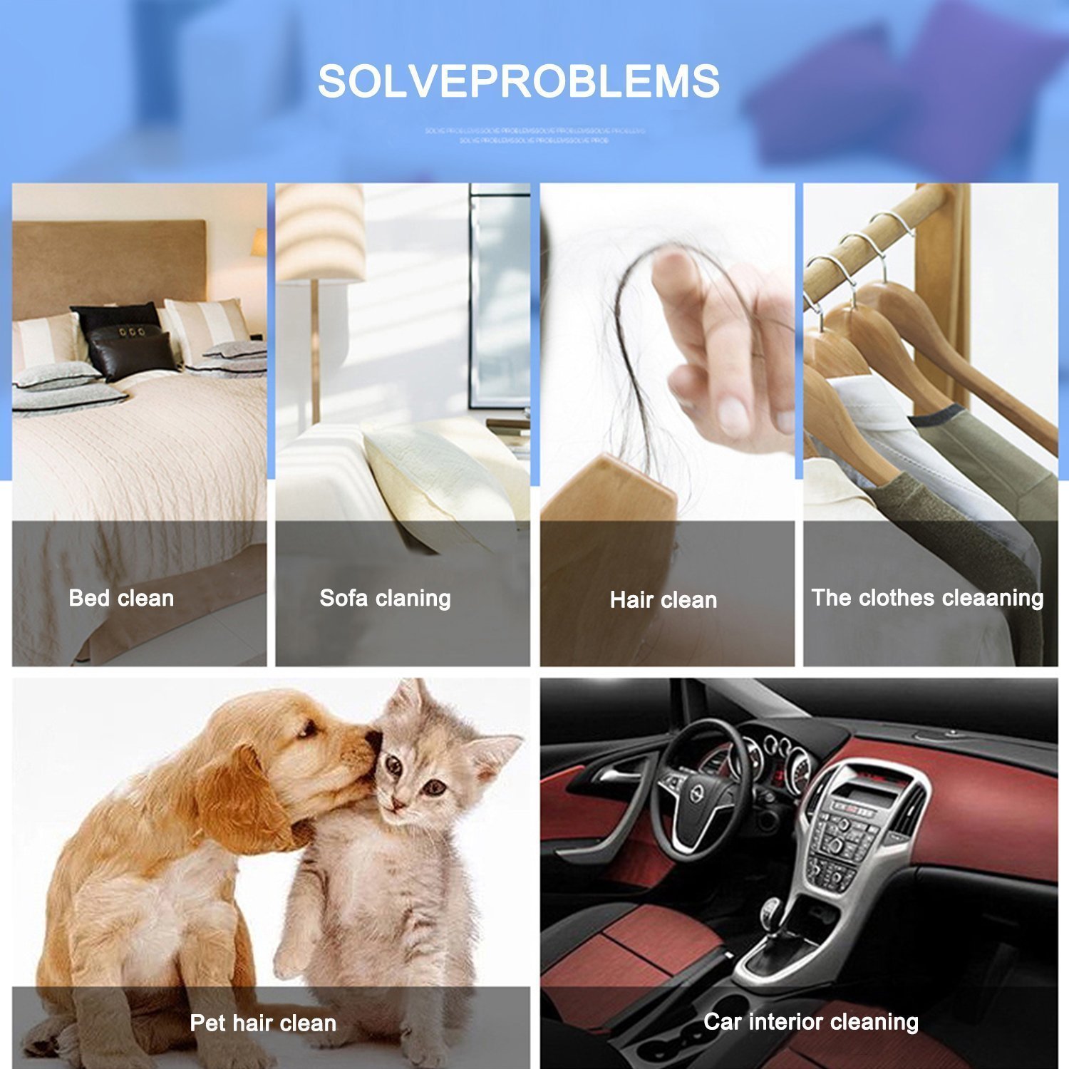 Lot of 2/4/9 Lint Roller, 60 Sheets Each, Lint Remover and Pet Hair Remover