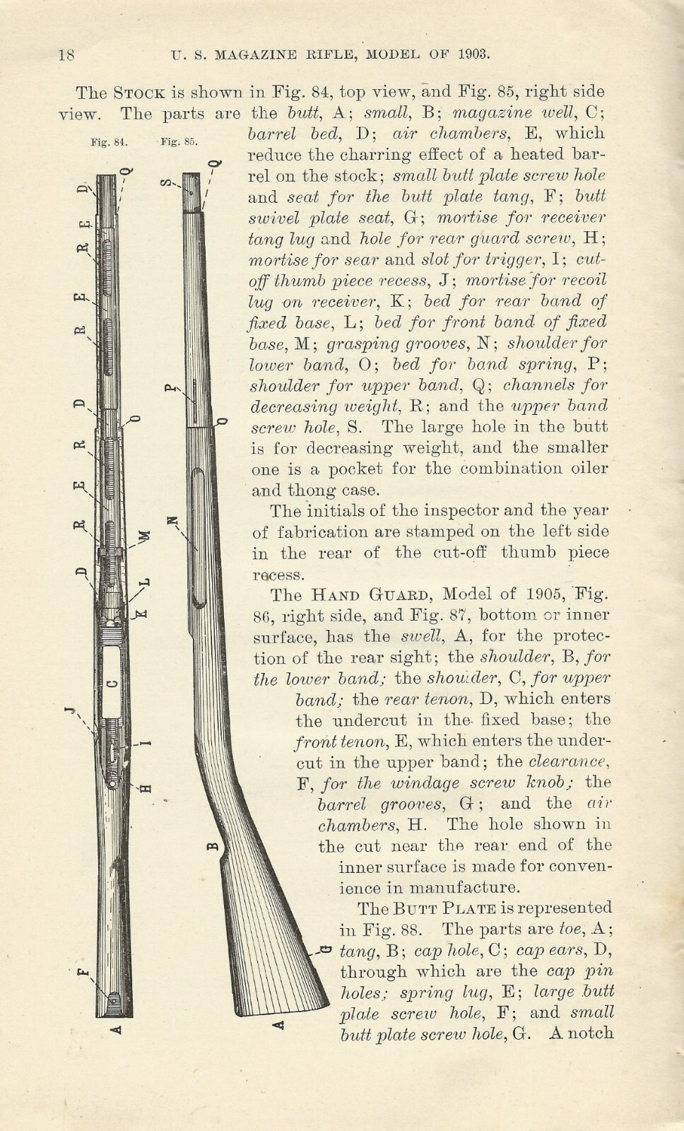 U.S. Army Magazine Rifle Model 1903 Caliber 30 Springfield M1903 Book .30-06