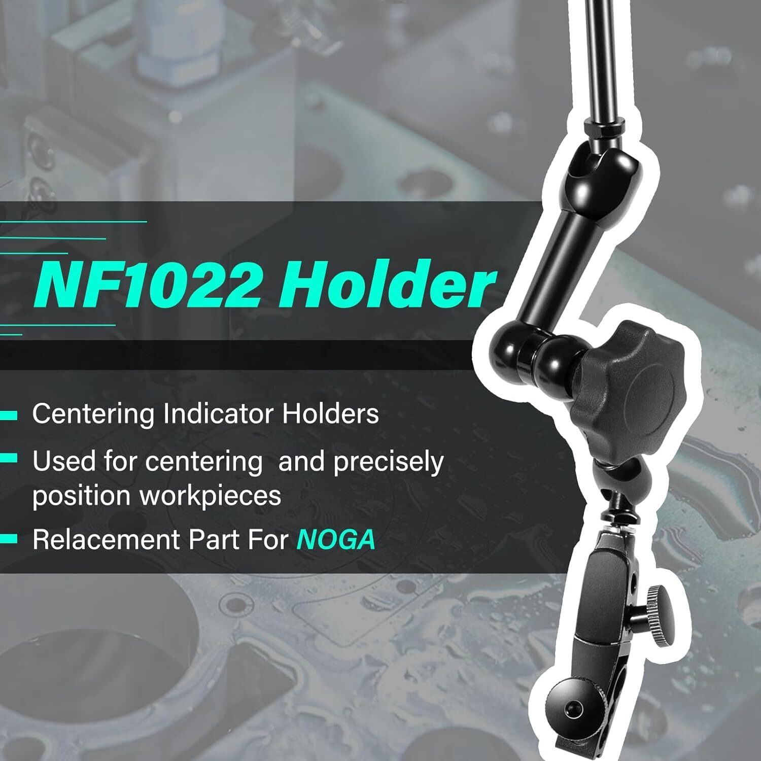 NF1022 Holder Centering Indicator Holders Relace for NOGA Fine Adjustment