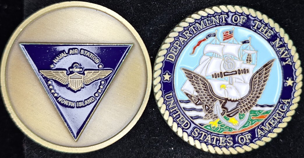NAVAL AIR STATION NORTH ISLAND - Navy Challenge Coin