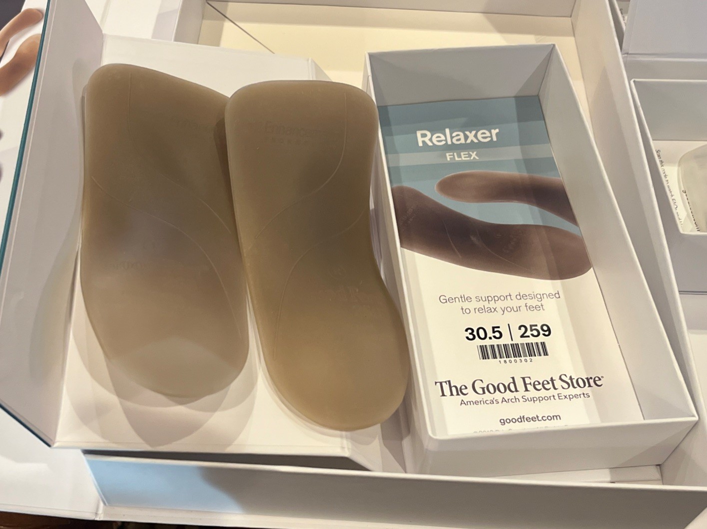 The Good Feet Store 3-Step System In Box Missing Strengtheners 259 359