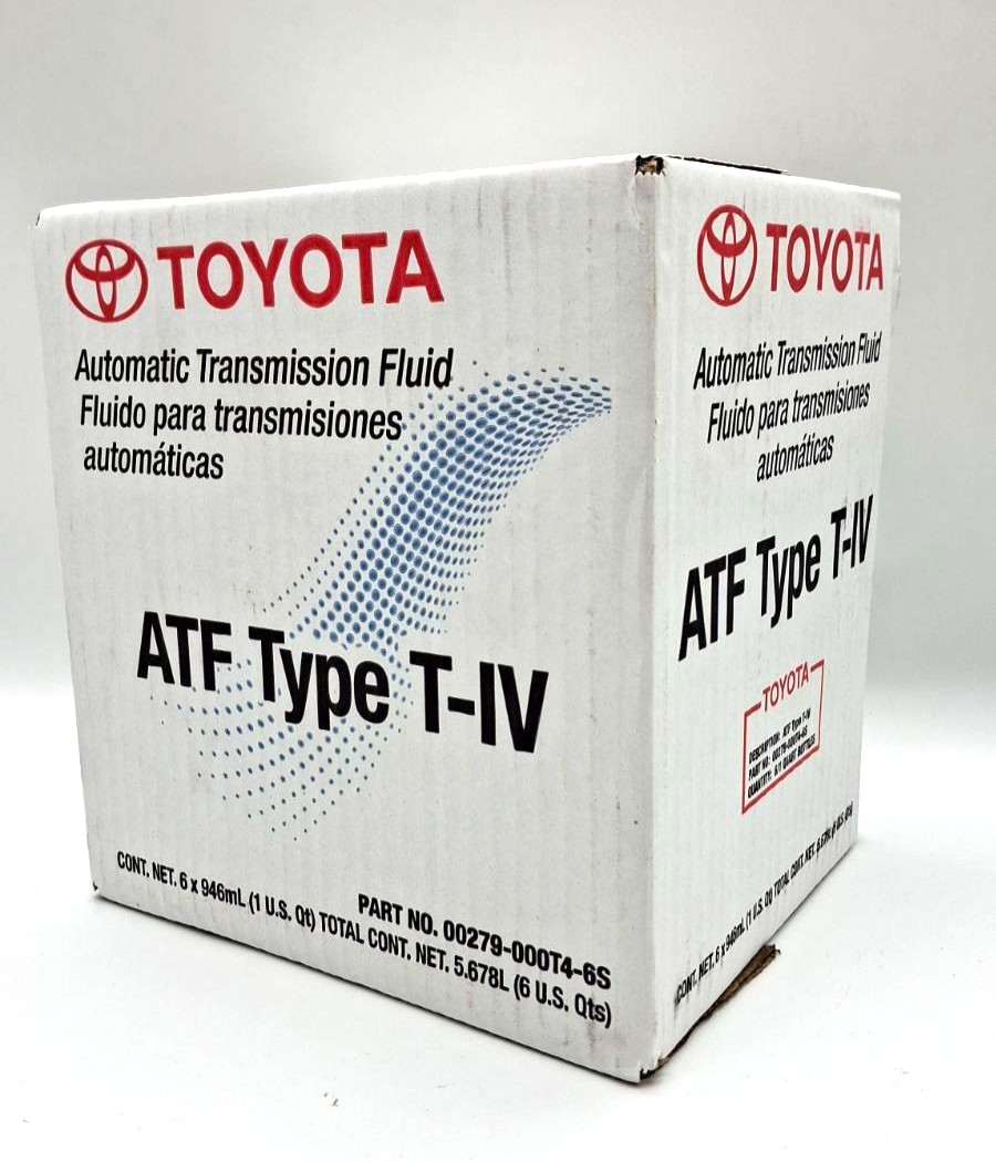 GENUINE TOYOTA ATF TYPE T-IV Transmission FLUID 00279-000T4-01 (6 QUARTS)