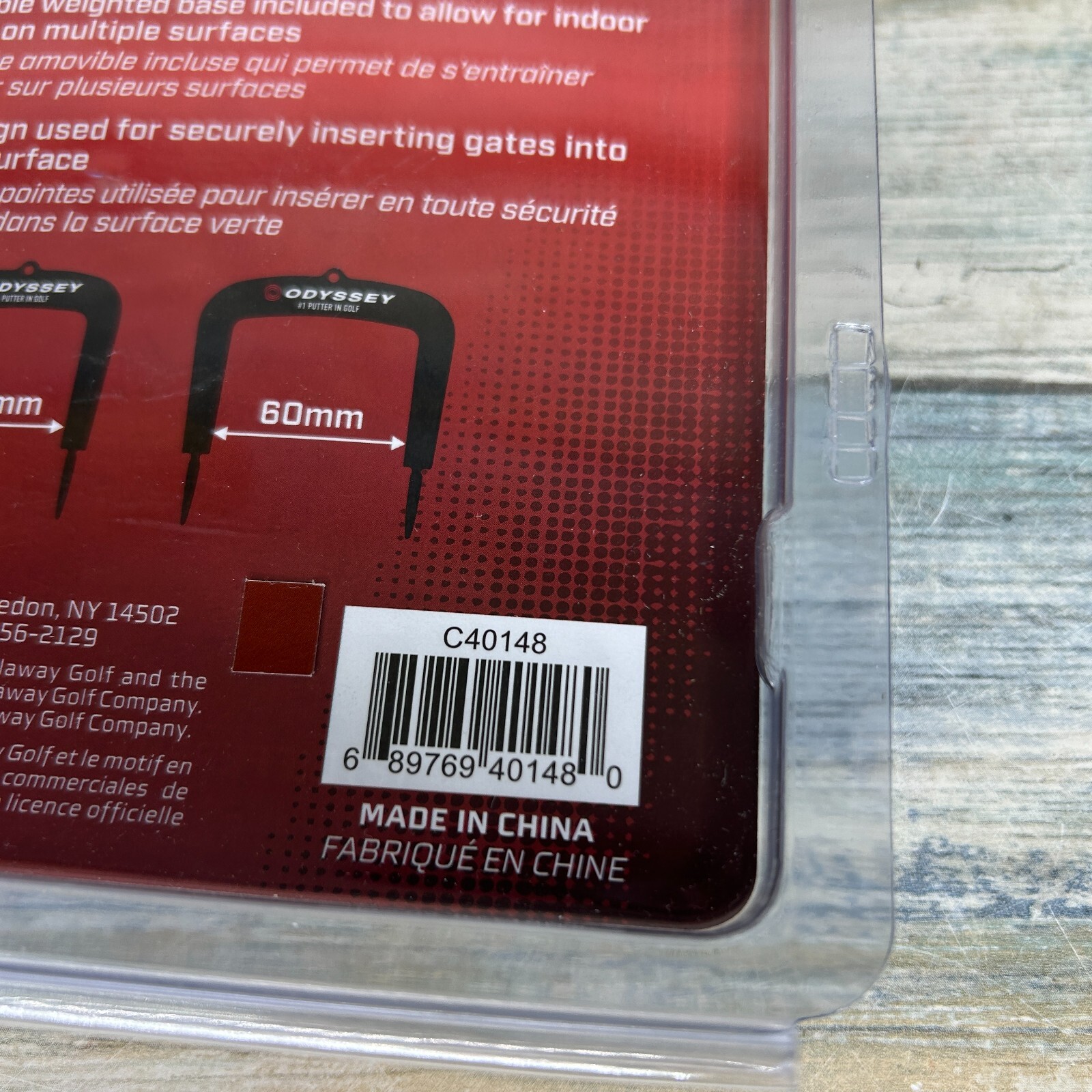 Odyssey Golf Putting Gates Putting Aid for Indoor Outdoor 2 Sizes