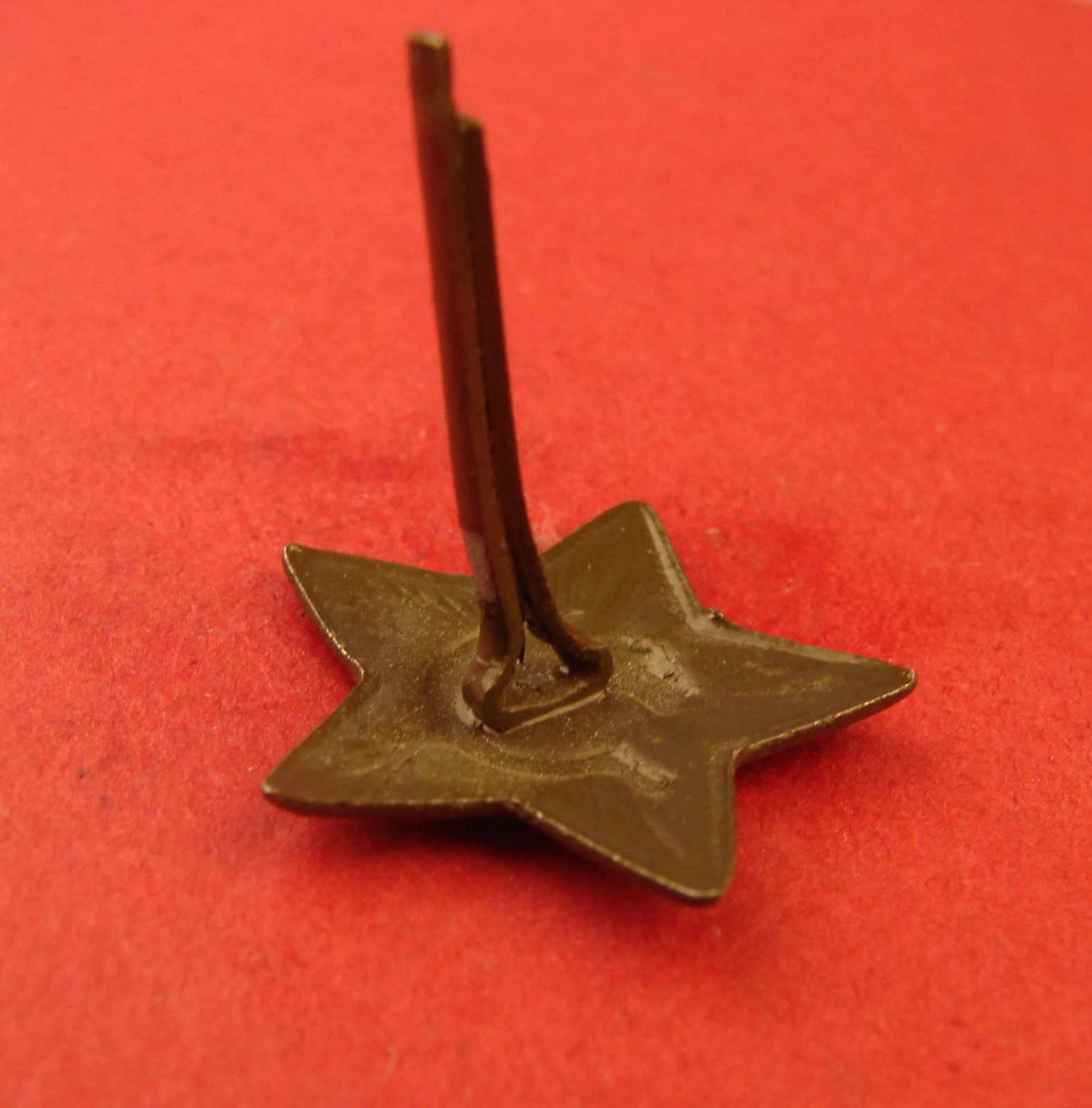 WW2 Type Soviet Russian SMALL Hat Badge Star STEEL for Red Army Pilotka Cap ORIG