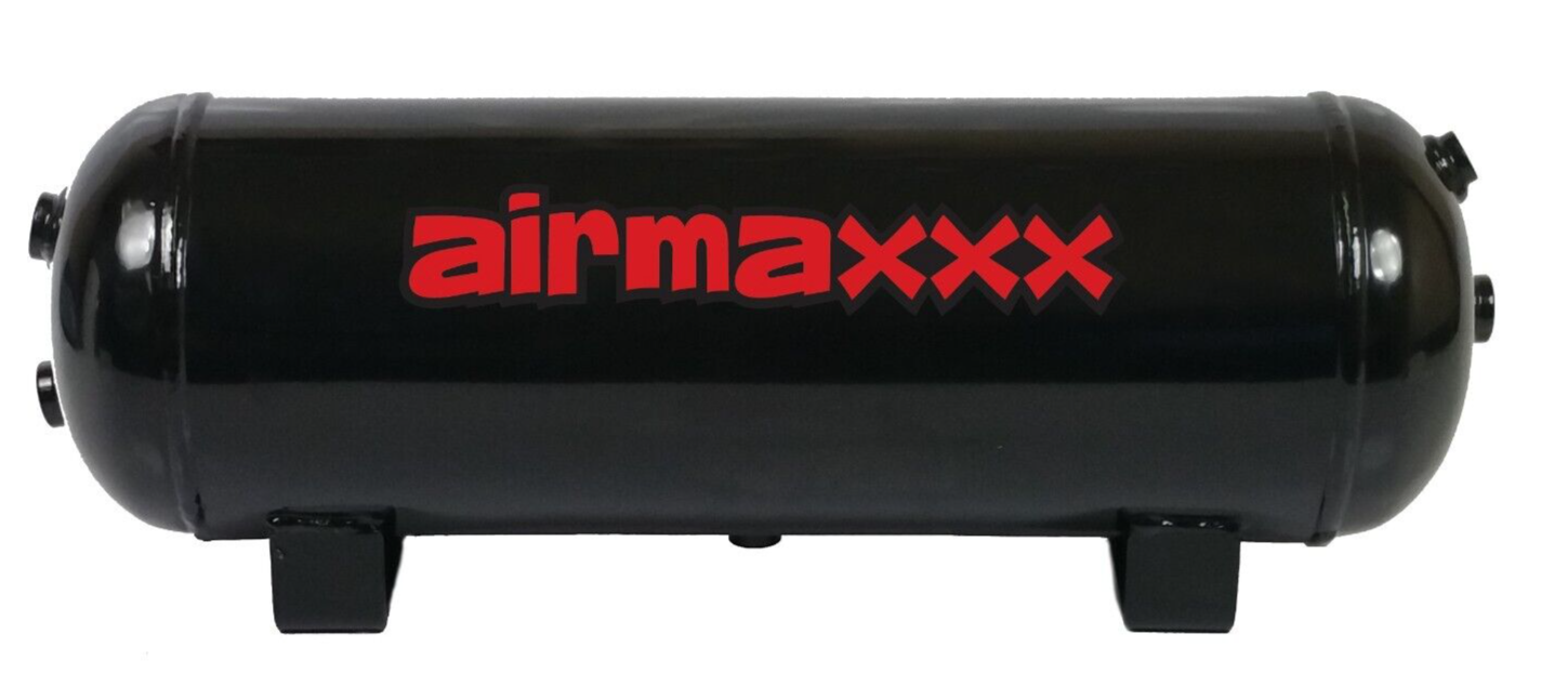 airmaxxx 3 Gallon 6 Port Steel Air Tank Air Suspension Train Horn Compressor