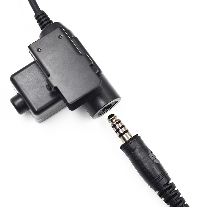 HD01 Bowman Elite II Tactical Headset Earpiece U94 PTT for Kenwood Baofeng UV5R