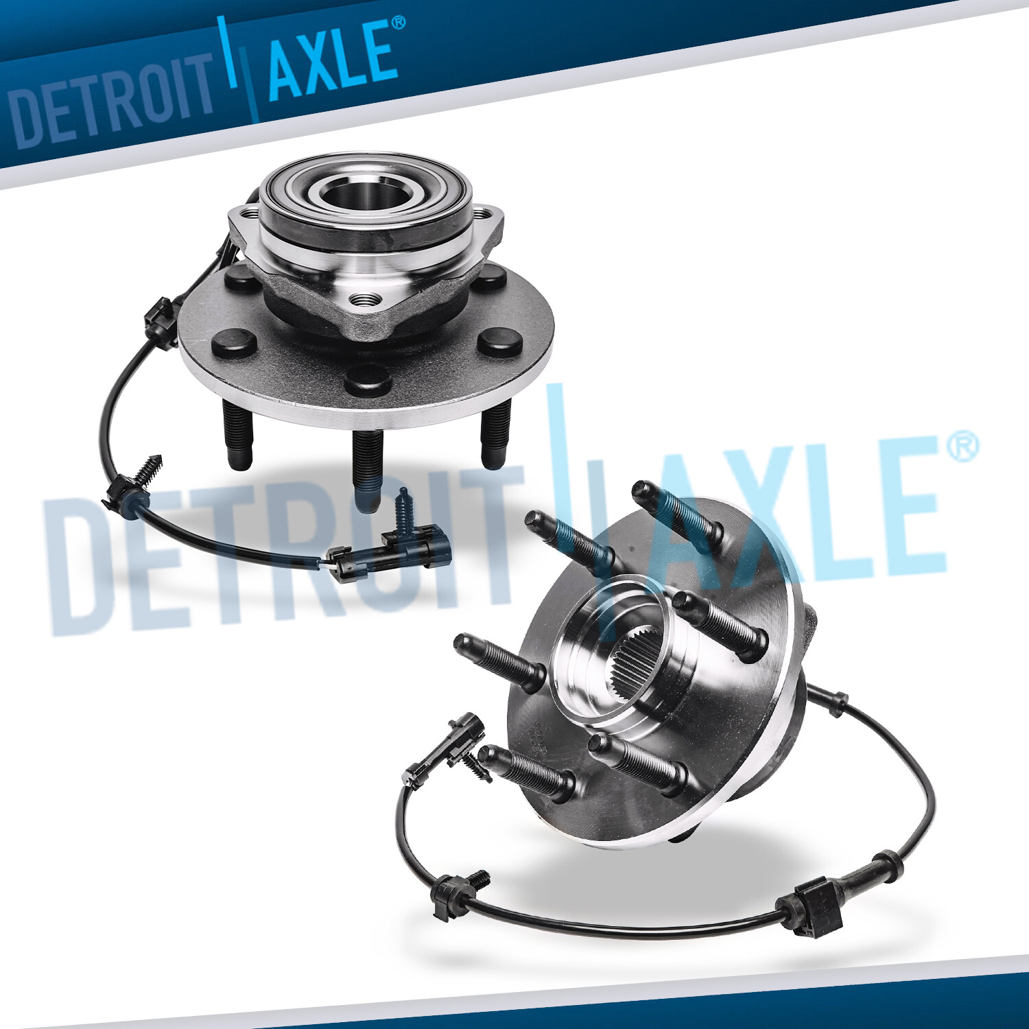 4WD Front Wheel Bearing Hub for Chevrolet Silverado GMC Sierra 1500 Tahoe 6 Lug