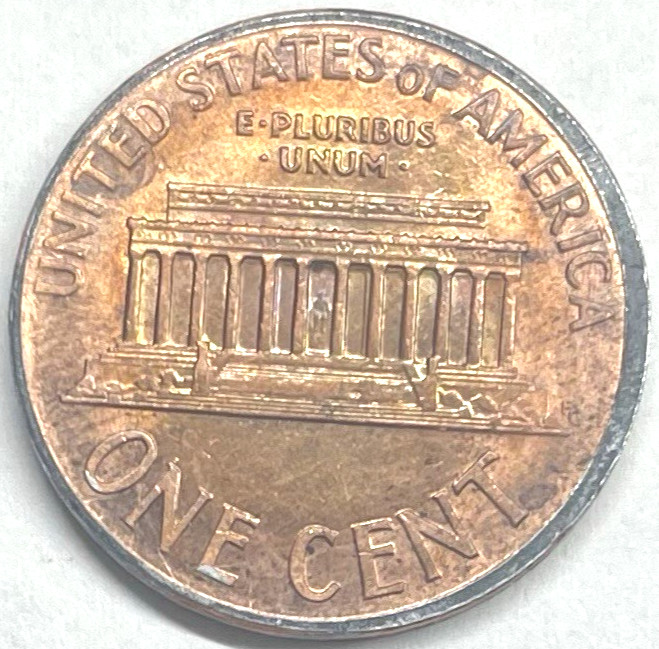 Ghostly Lincoln Cent President Penny Vintage 1999 D Spooky Unlucky Coin