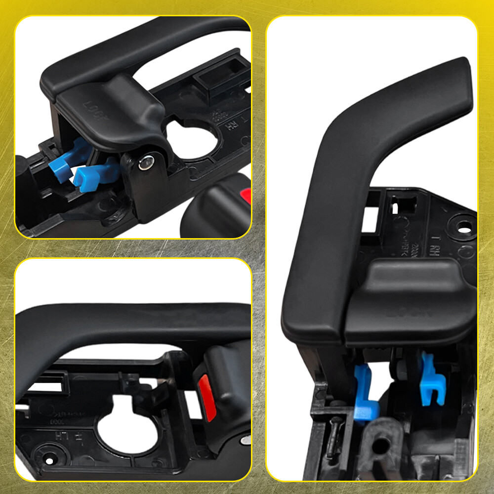 Pair Inside Door Handle Driver & Passenger Side For Hyundai Tiburon 2003-2008 PU