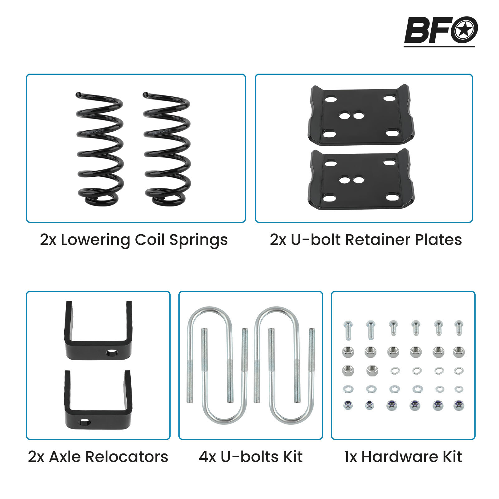 3" Lowering Coil Springs 5" Drop Axle Flip Kit For Ford Ranger Mazda B 1983-1997