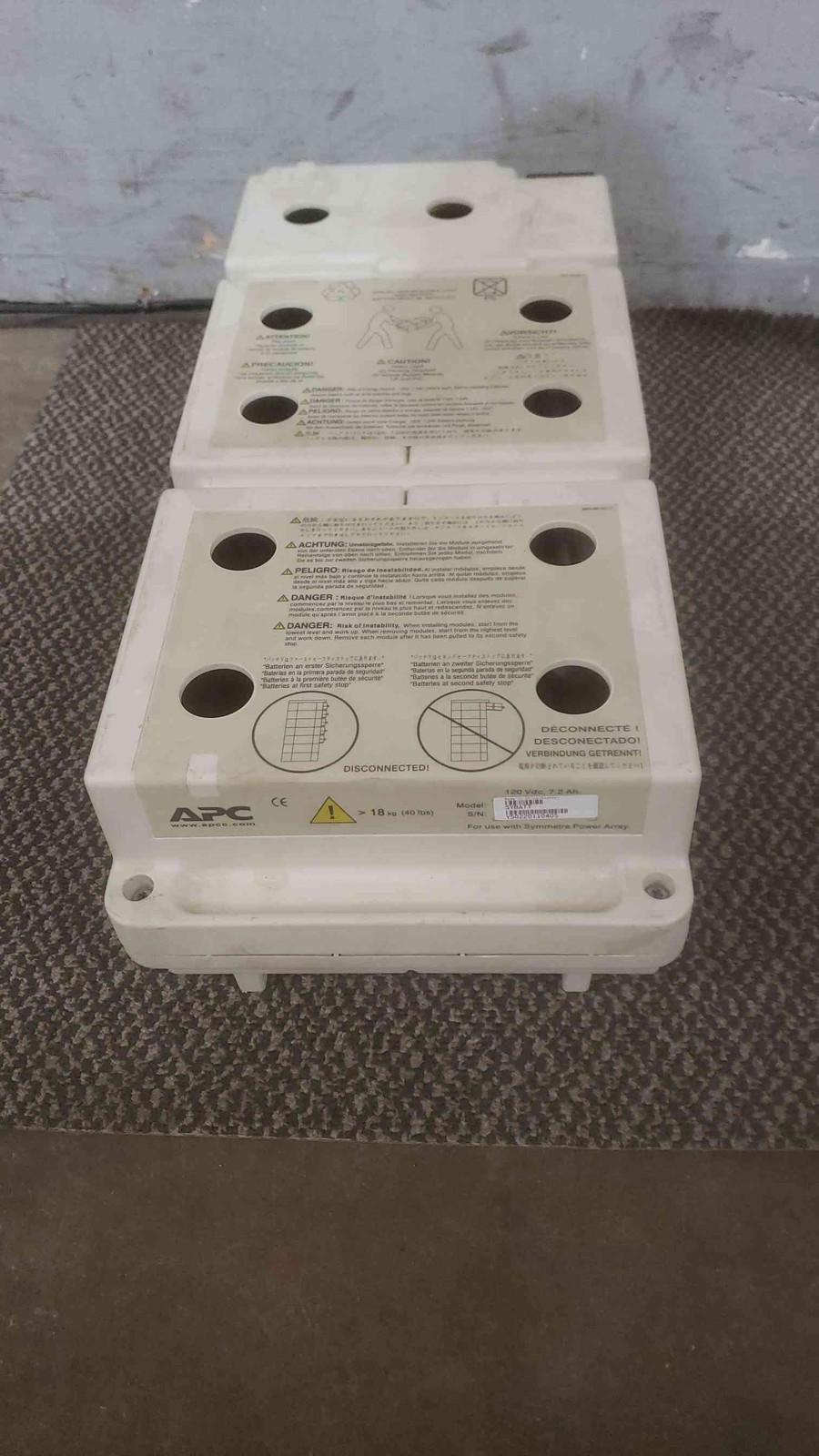 APC Symmetra Battery Module SYBATT Chassis only No Batteries (SKU:110810)