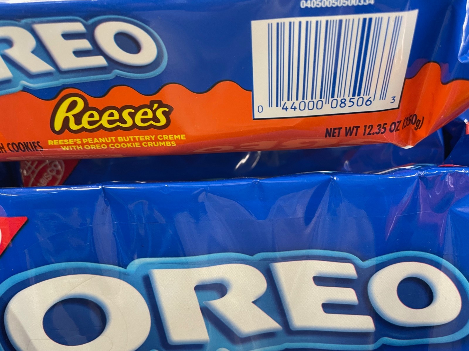5 Pack OREO REESE'S Peanut Butter Creme Chocolate Sandwich Cookies 12.35 oz Each