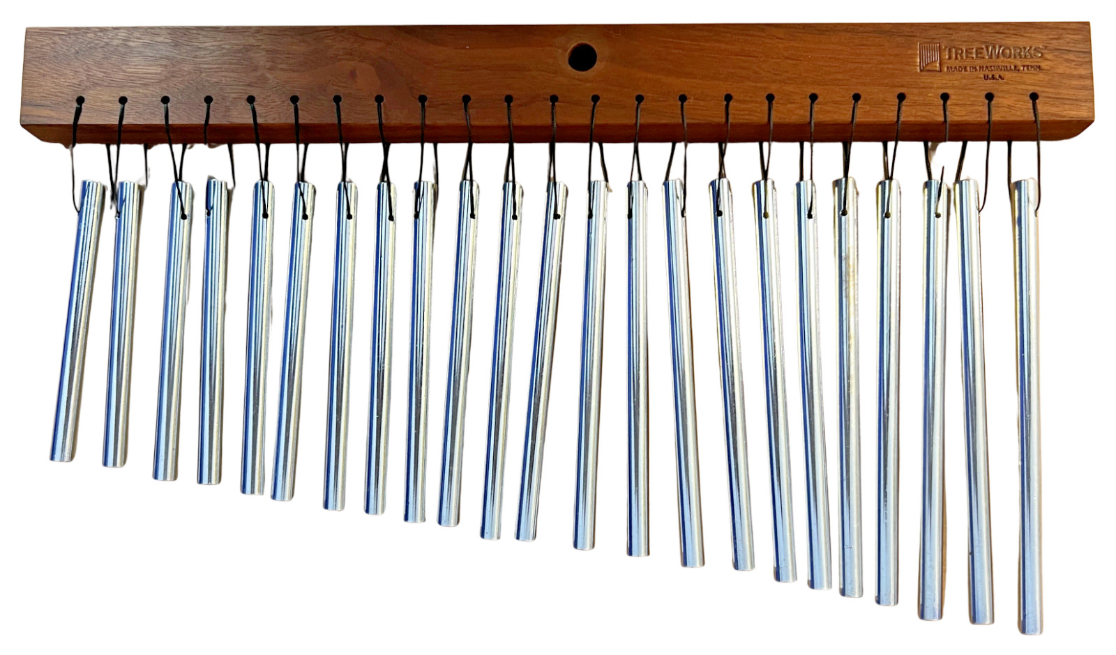 TreeWorks Chimes Medium 23 Bar, Row Bar Chimes w/Travel case @ Mount-PreOwn EXC
