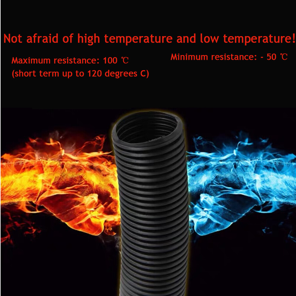 Split Wire Loom Conduit Flex Tubing Automotive Wire Protector Harness Wrap Lot