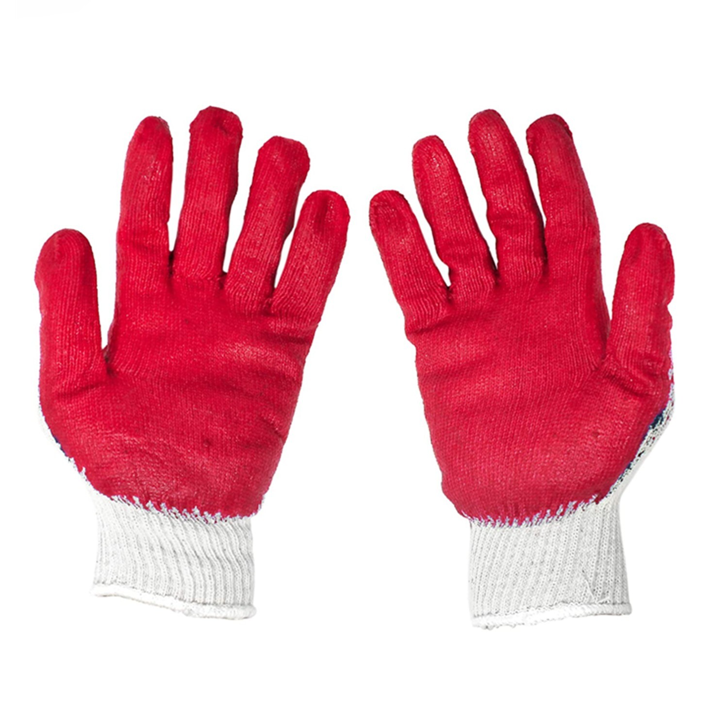 WHOLESALE 300 Pairs Non-Slip Red Latex Rubber Palm Coated Work Safety Gloves