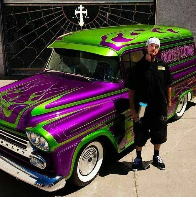 LEAK PROOF Metal BRUSH BOX to Store / Hold ""your"" Pinstriping Brushes