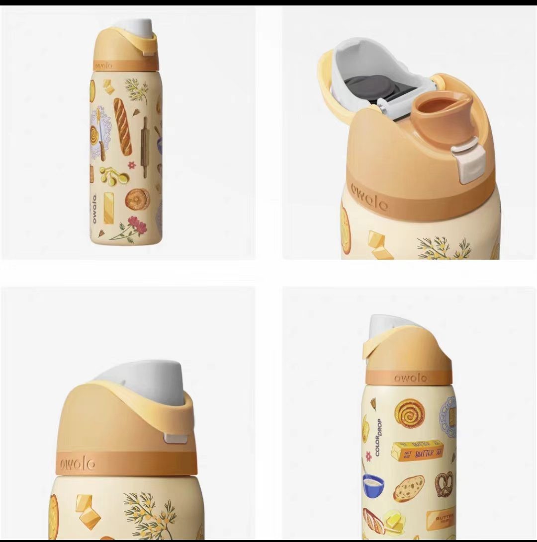 NEW Owala Special Brunch Bunch FreeSip yellow Water Bottle 32oz Fast delivery