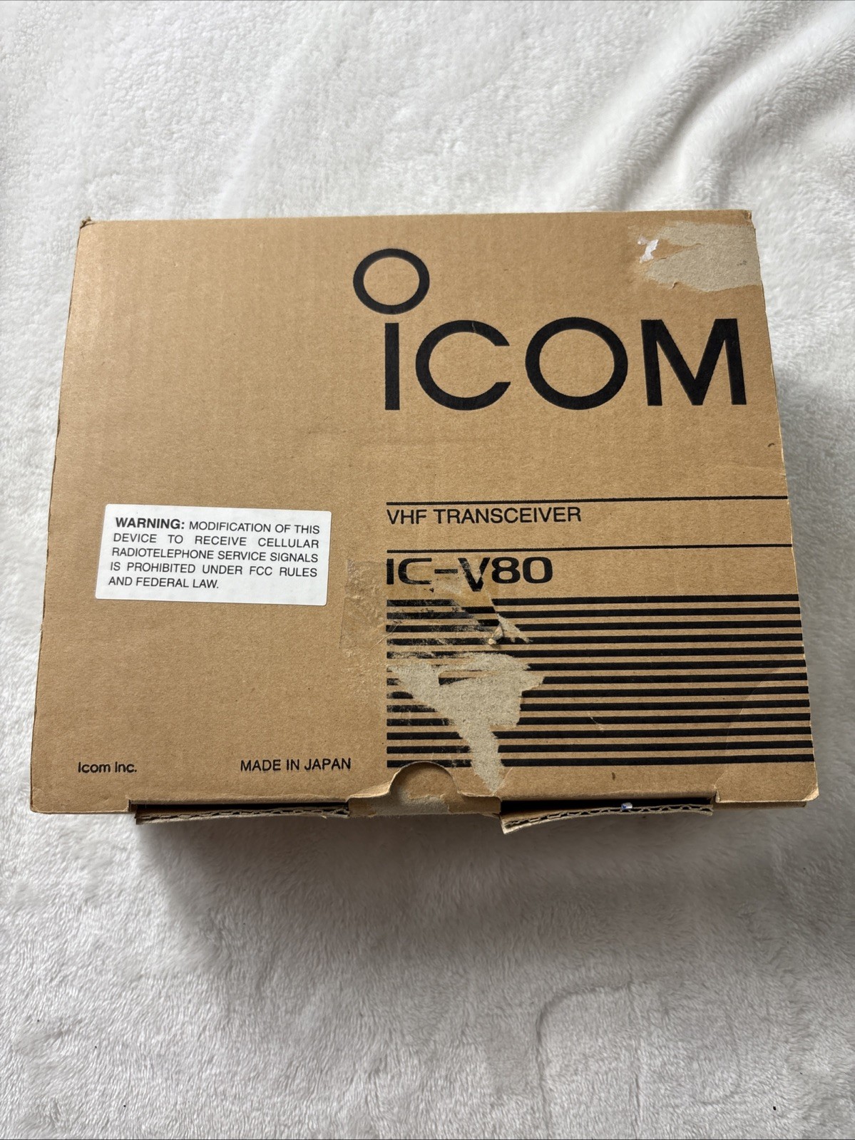 ICOM IC-V80 VHF Transceiver Tested Works