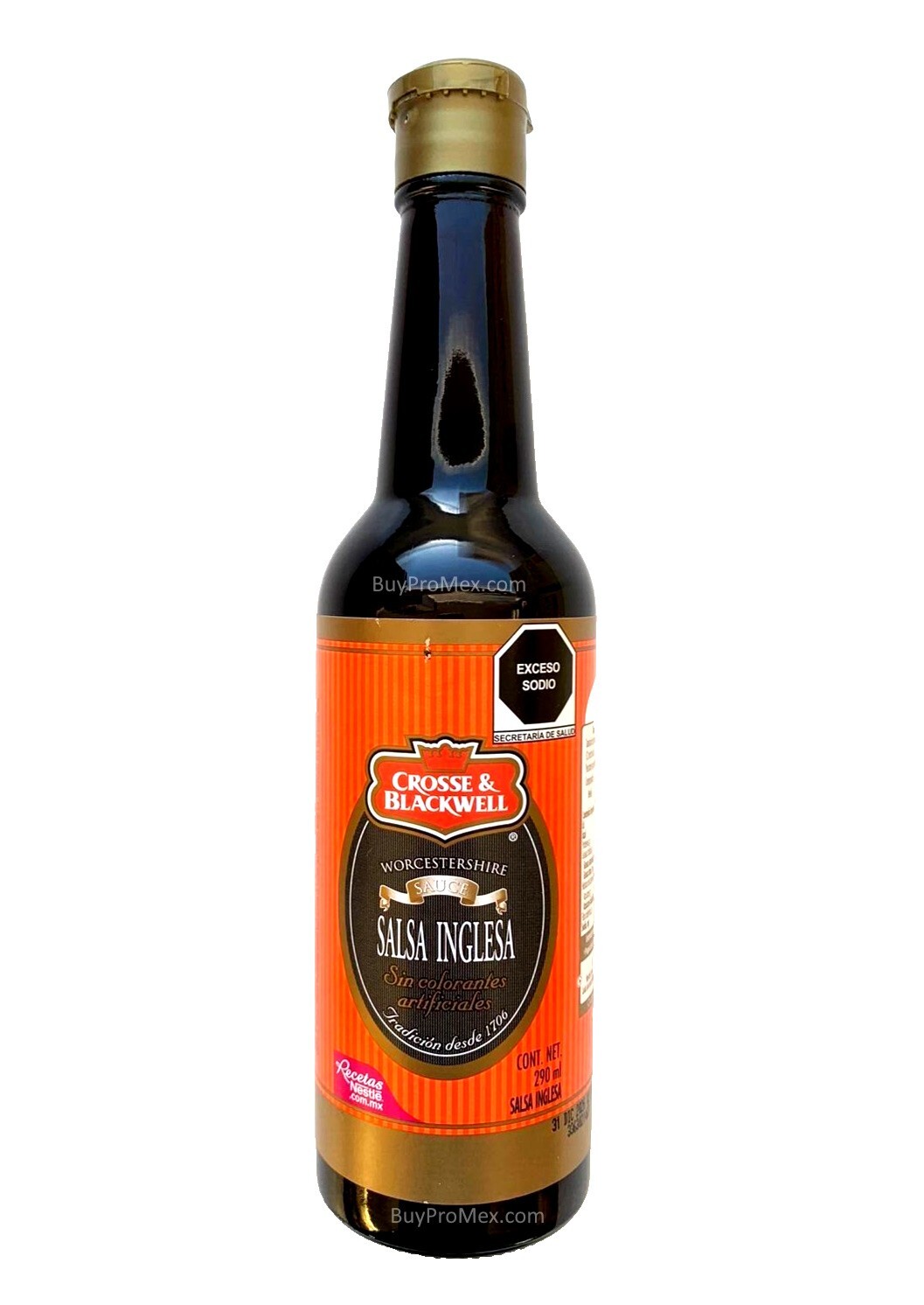 CROSSE & BLACKWELL Salsa Tipo Inglesa –  Worcestershire Sauce 290ml