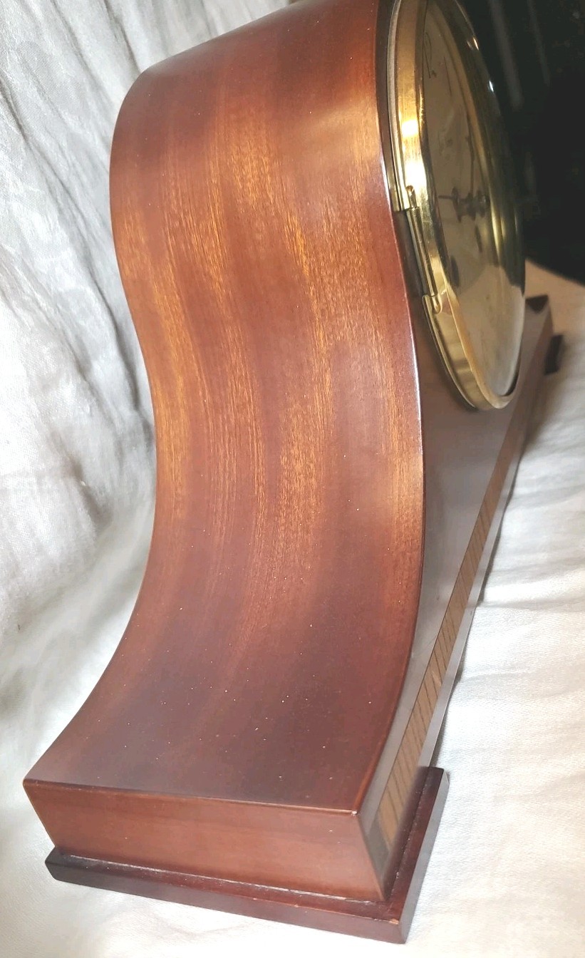 Seth Thomas Lynton 2W 8 Day Mantel Clock Triple Hammer Strike A‑208 Series