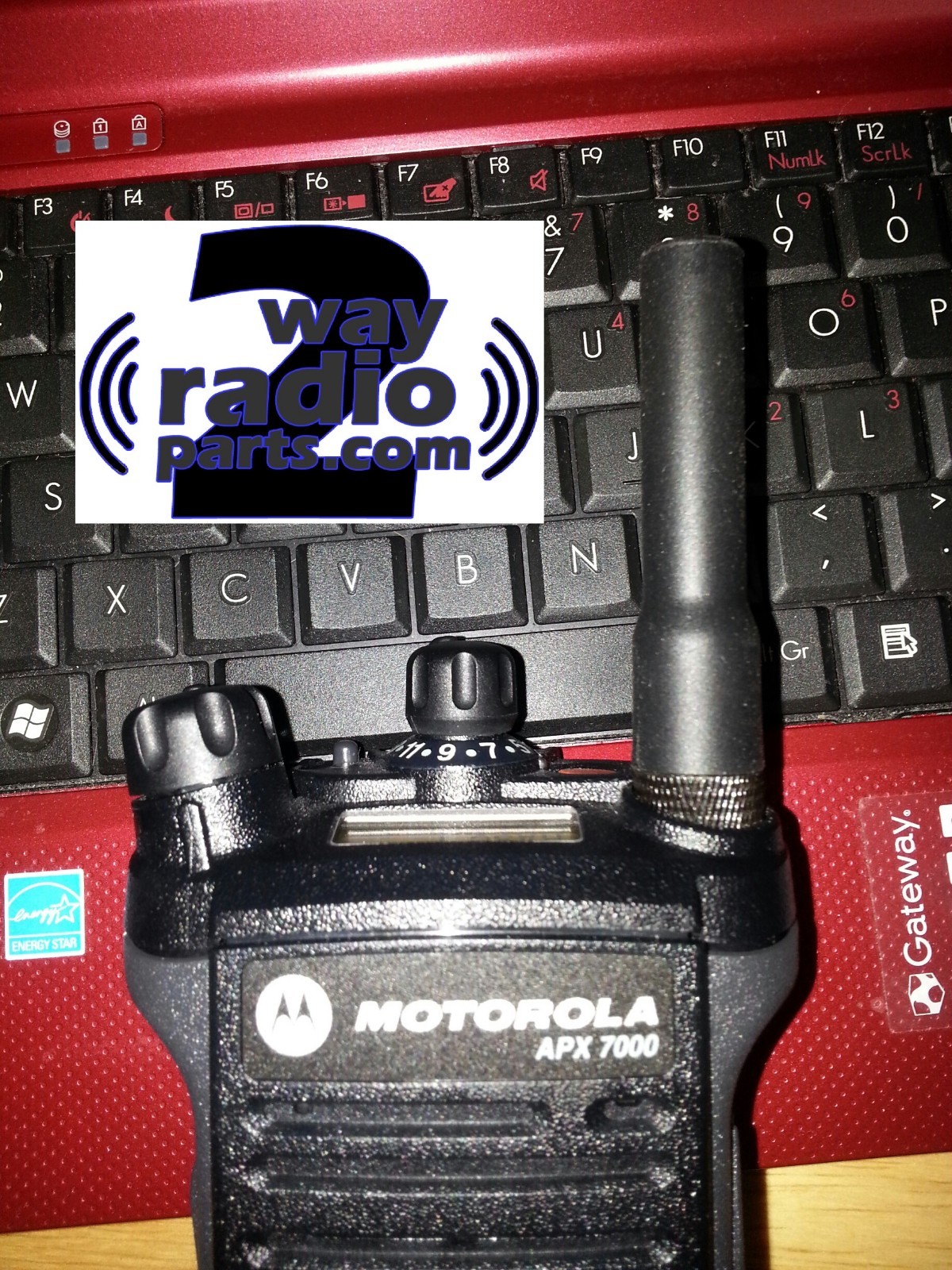 Short STUBBY Black Antenna for MOTOROLA APX8000 VHF (136-174), UHF (400-520) GPS