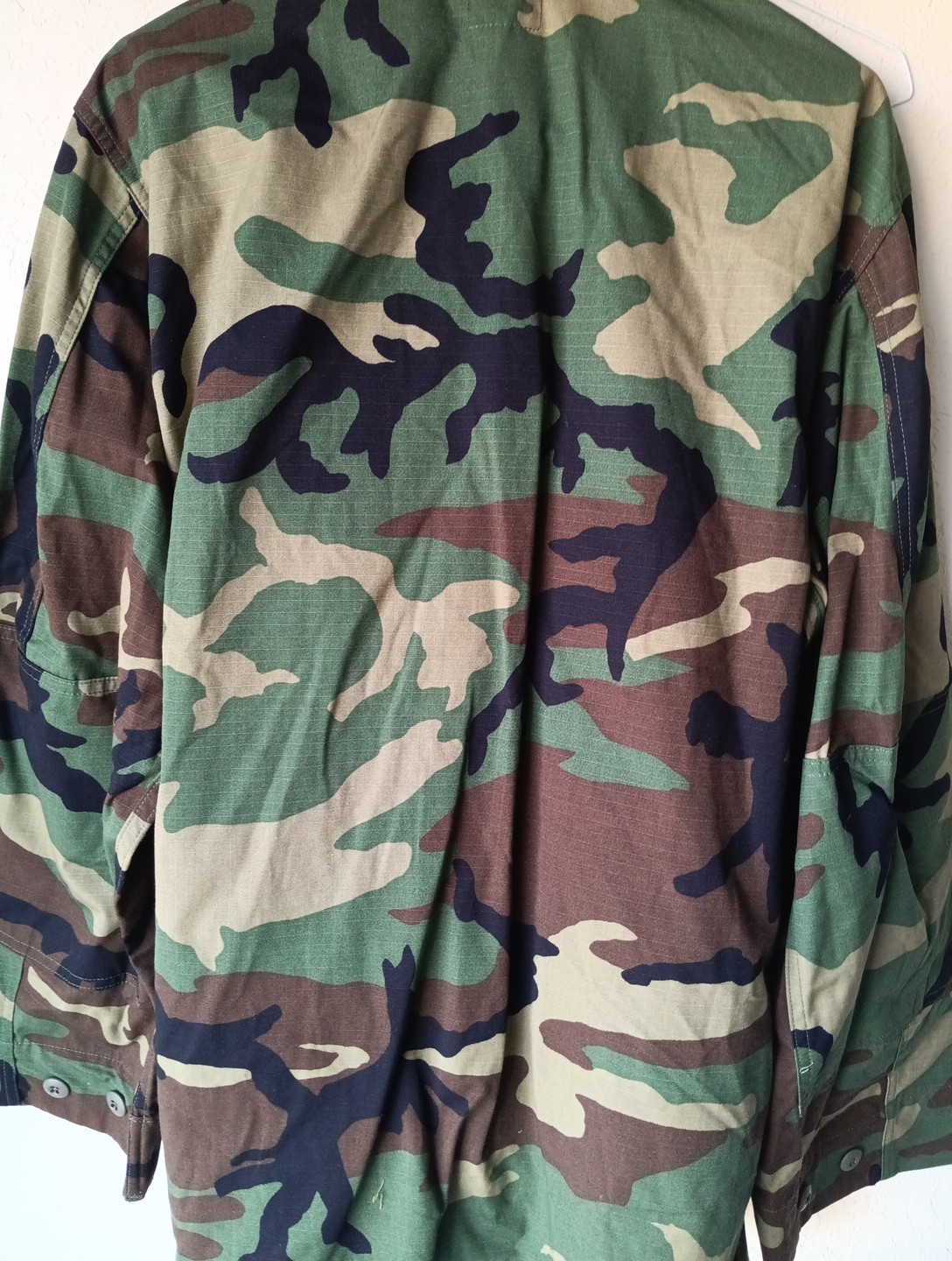 NWT US Army Combat Tousers Hot Weather Coat Uniform Med L Pants Woodland Camo