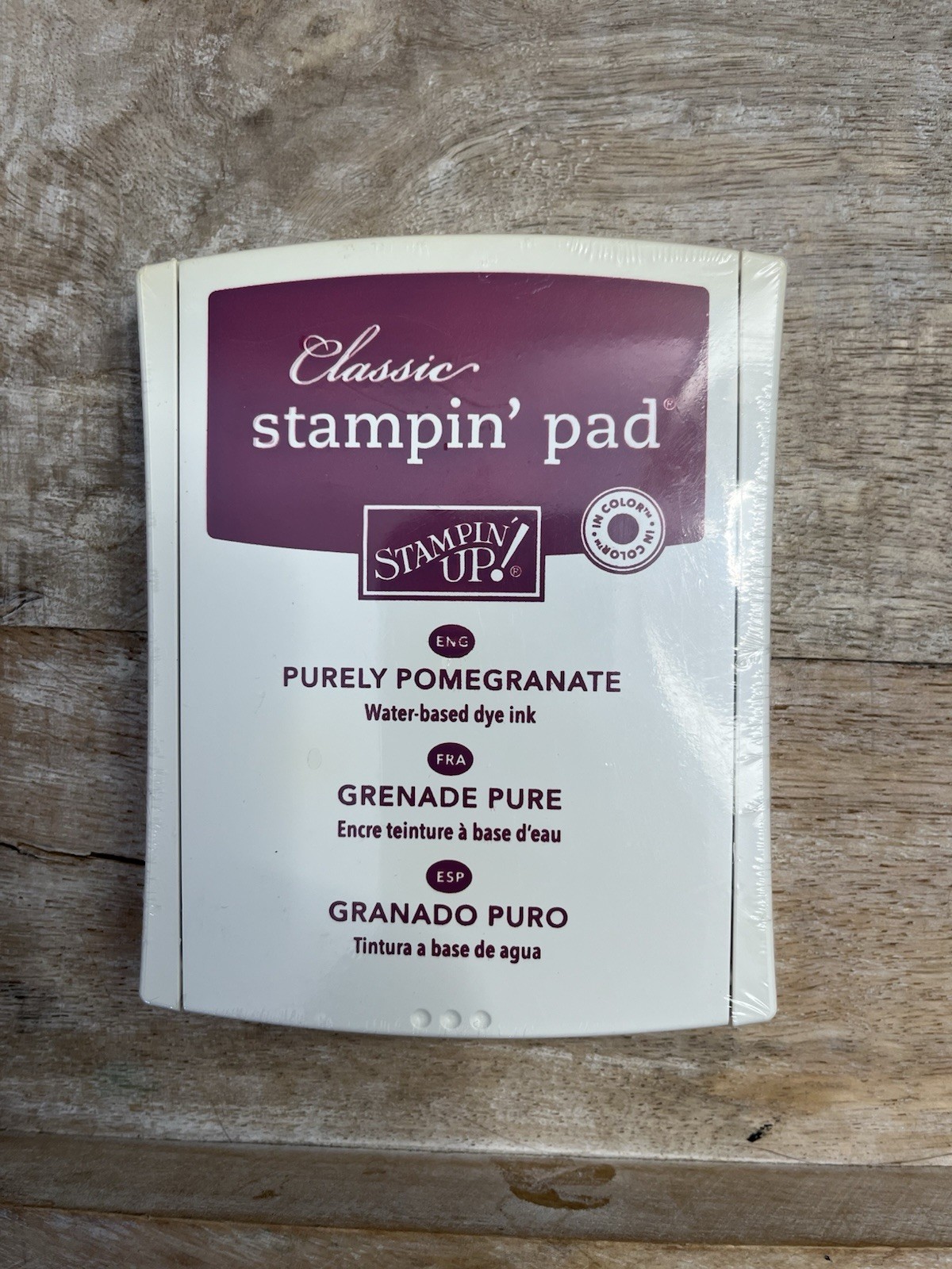 Stampin’ Up! Purely Pomegranate Classic Stampin’ Pad Water-Based Dye Ink New