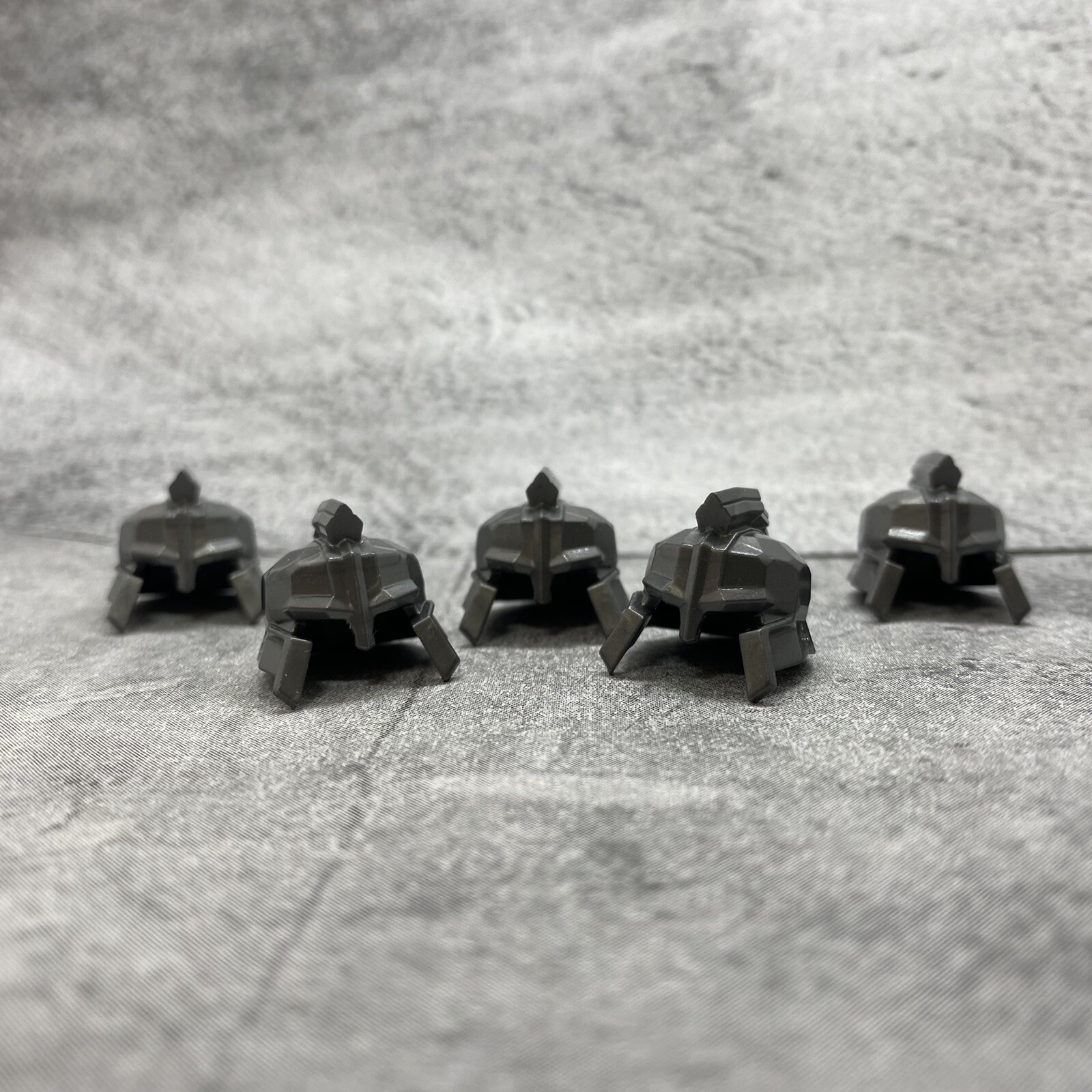 5x Dwarf Helmet Blocks Accessories for Lotr Minifigures B10b224