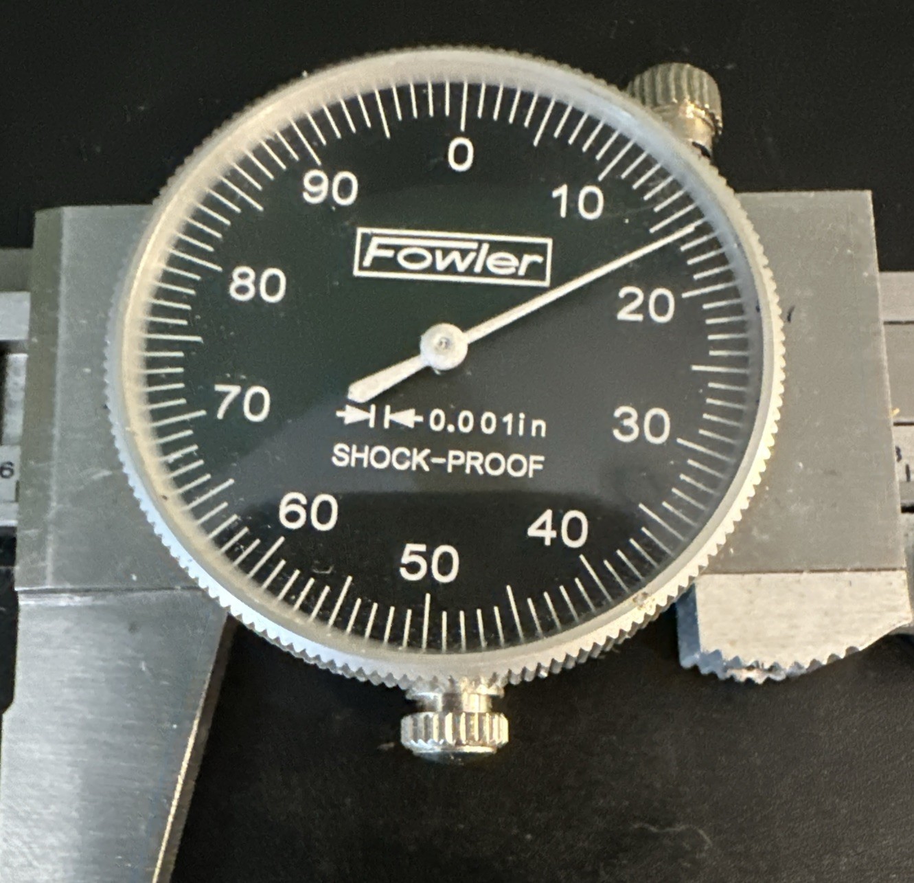 Fowler Premium 6” Dial Calipers .001” Resolution Black Face Stainless/Hardened