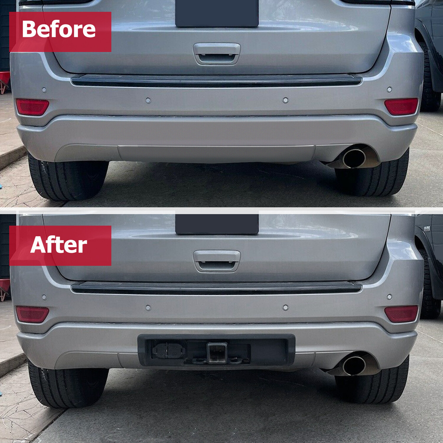 For Jeep Grand Cherokee 2011-2022 Trailer Hitch Receiver Hitch Bezel 82212180AD