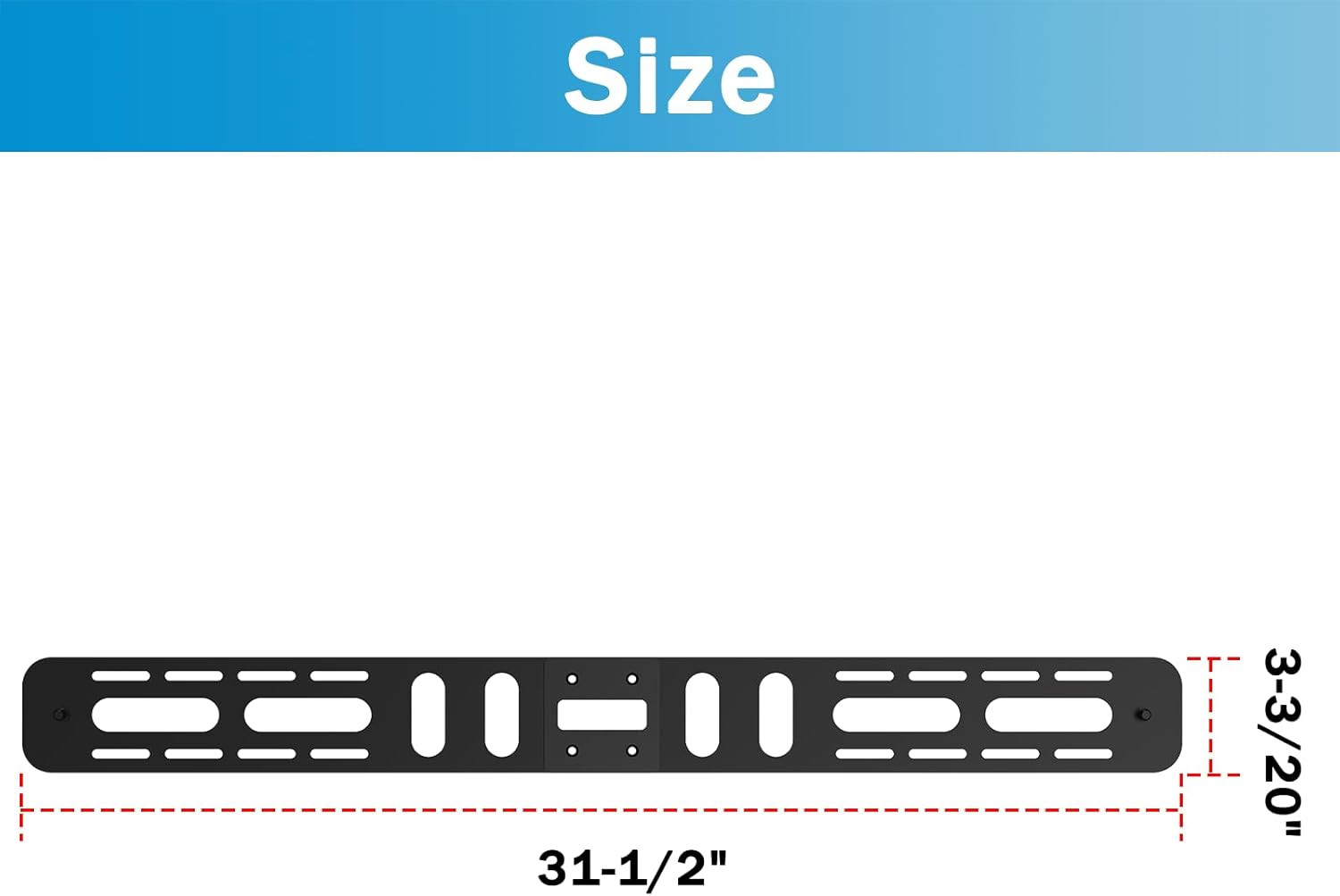 Wall Mount for Sonos Playbar Mount Bracket with Mounting Accessories for Sonos P